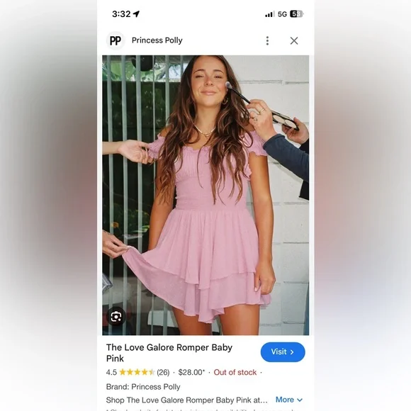 Princess Polly | Dresses | Pink Princess Polly Dress | Poshmark